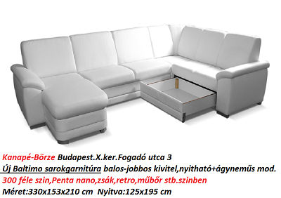Bőr-börze baltimo sarokgarnitúra
