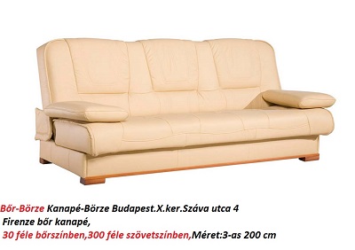 Bőr-börze firenze bőr kanapé