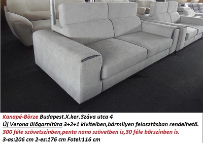 Bőr-börze verona sarokgarnitúra