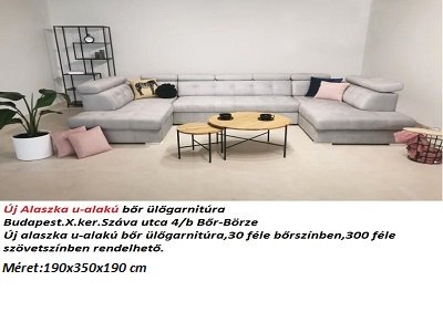 alaszka bőr ülőgarnitúra