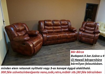 Hawaii bőr ülőgarnitúra