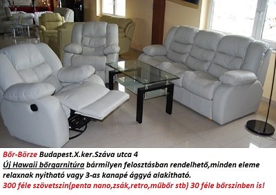 Hawaii bőr ülőgarnitúra