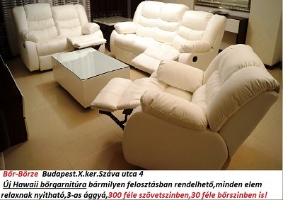 Hawaii bőr ülőgarnitúra